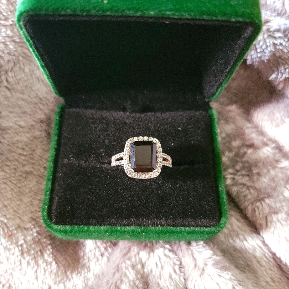 925 Sterling Silver Black Onyx Ring